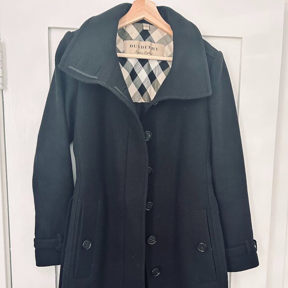 Burberry Wool Coat Size: US6 - Picture 3 of 8